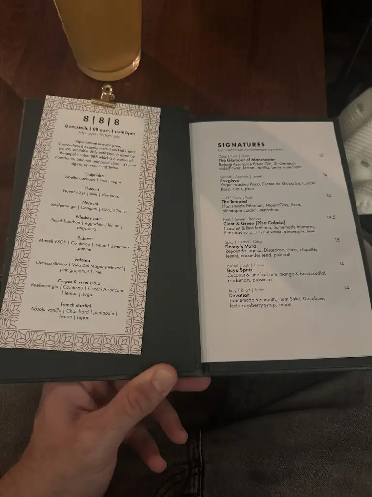 Menu_The Refuge_Manchester_image_2