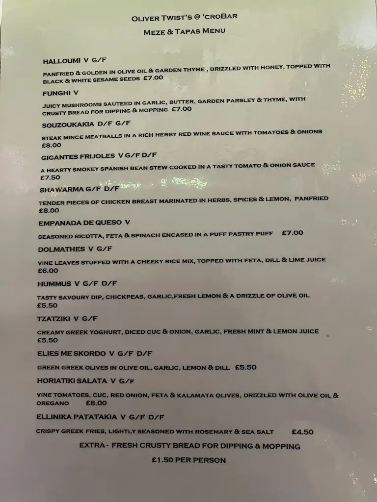 Menu_Crobar_Barnard Castle_image_1