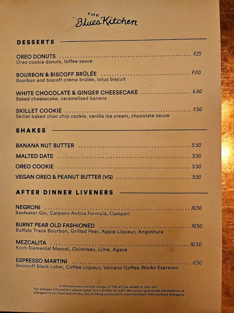 Menu_The Blues Kitchen Manchester_Manchester_image_3