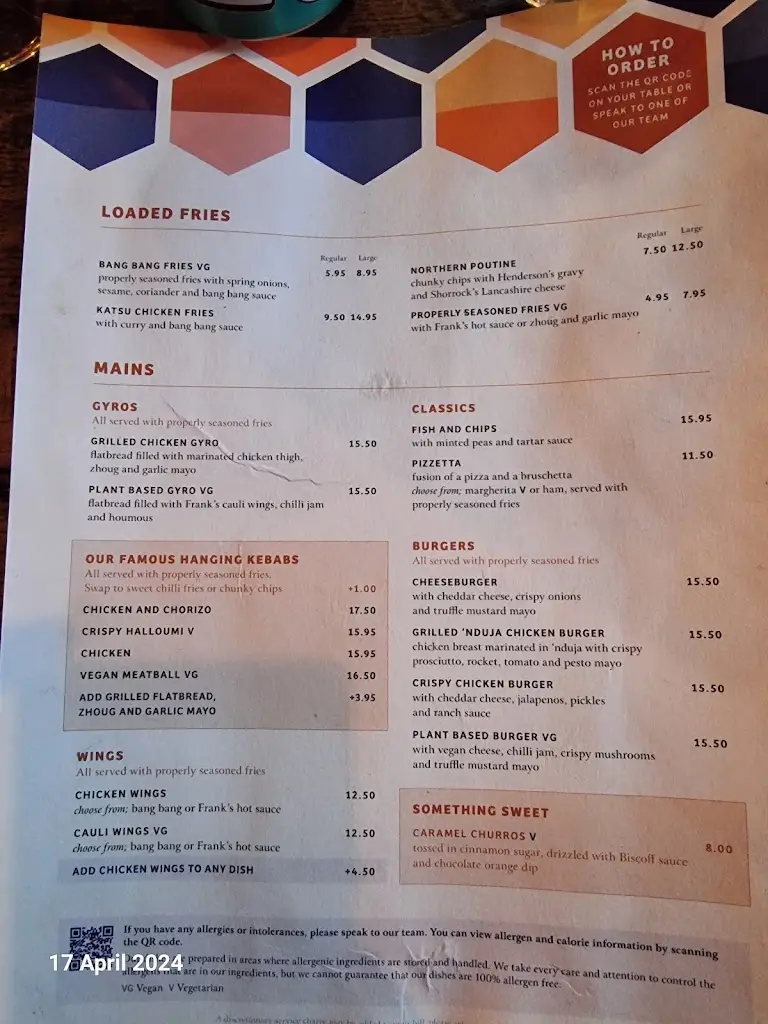 Menu_The Oast House - Manchester_Manchester_immagine_3