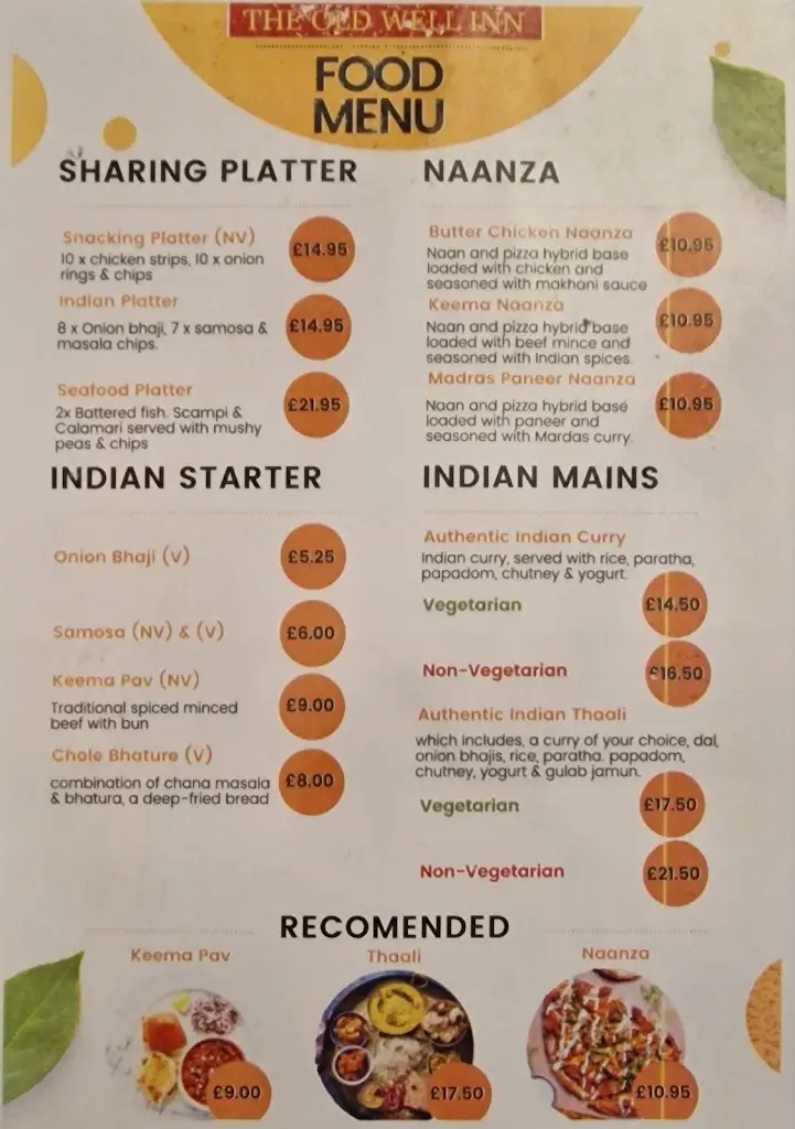 Menu_The Old Well Inn_Barnard Castle_image_2