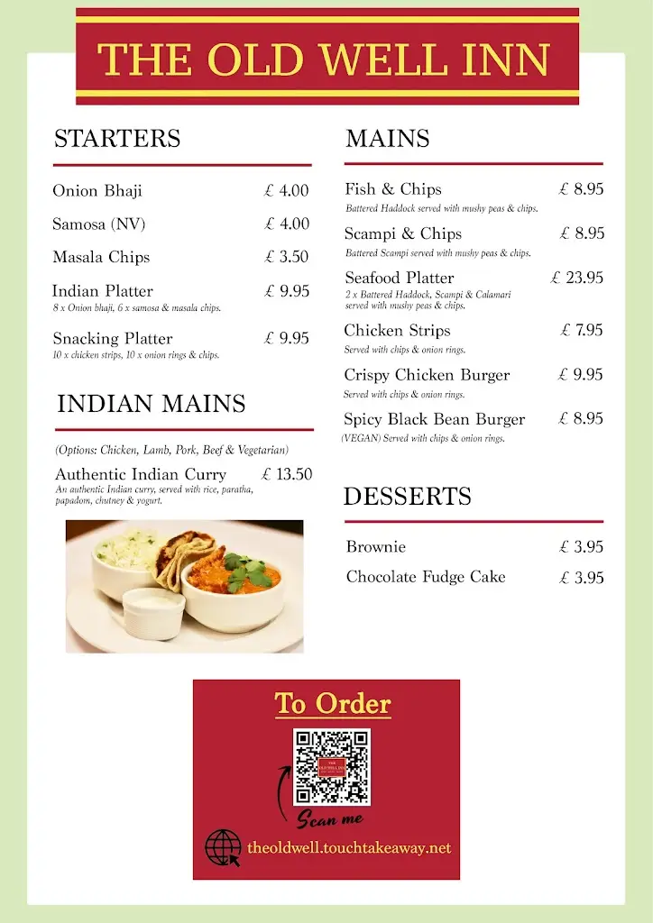 Menu_The Old Well Inn_Barnard Castle_image_4