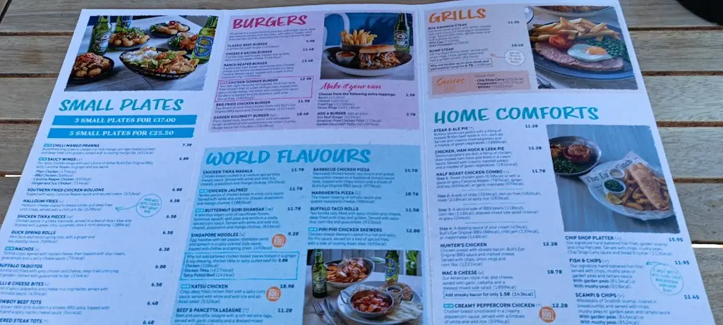 Menu_The Running Horses_Maghull_image_1