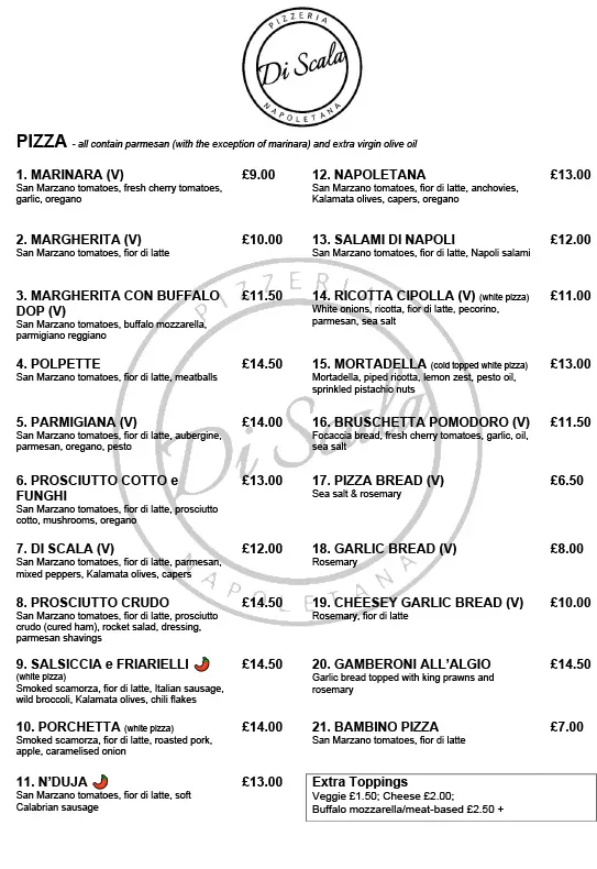 Menu_Di Scala Pizzeria Napoletana_Maghull_immagine_2