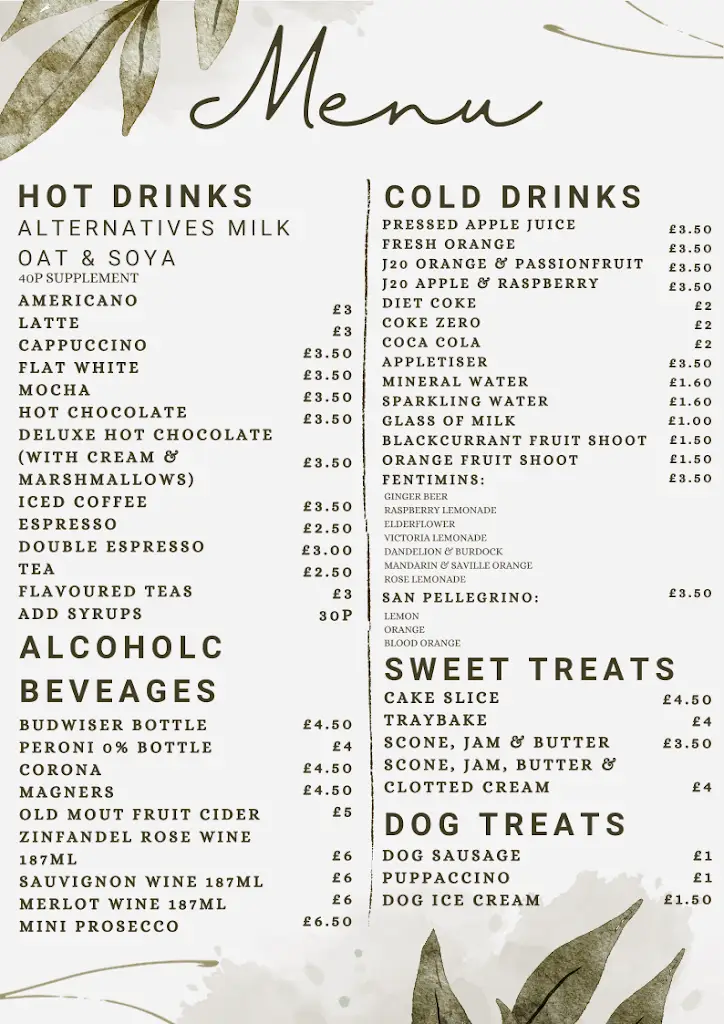 Menu_Rosie’s Garden Restaurant_Maghull_image_1