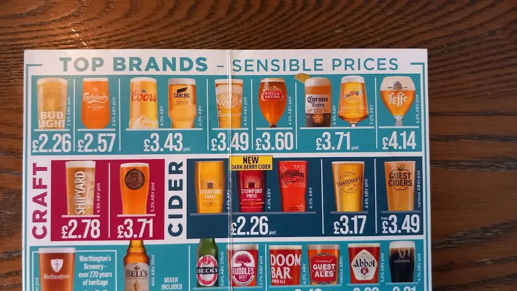 Menu_The Frank Hornby - J D Wetherspoon_Maghull_image_1