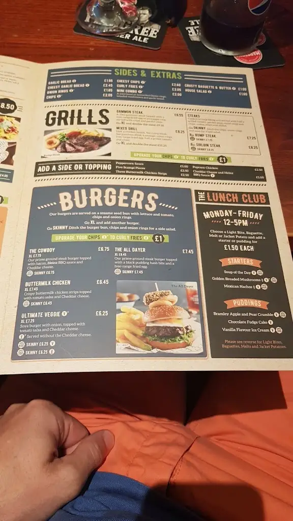 Menu_Golden Lion_Barnard Castle_image_3