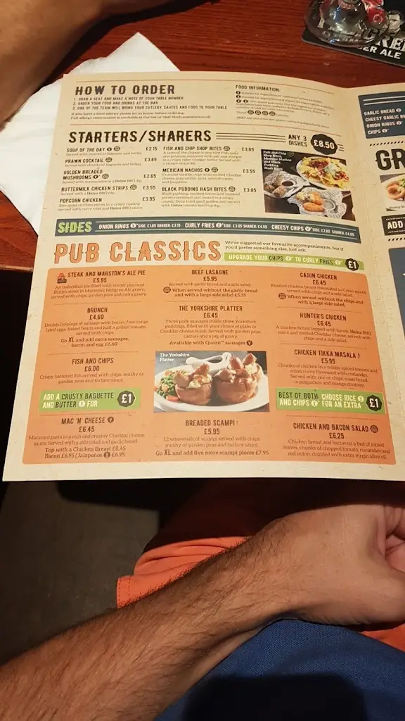 Menu_Golden Lion_Barnard Castle_image_4