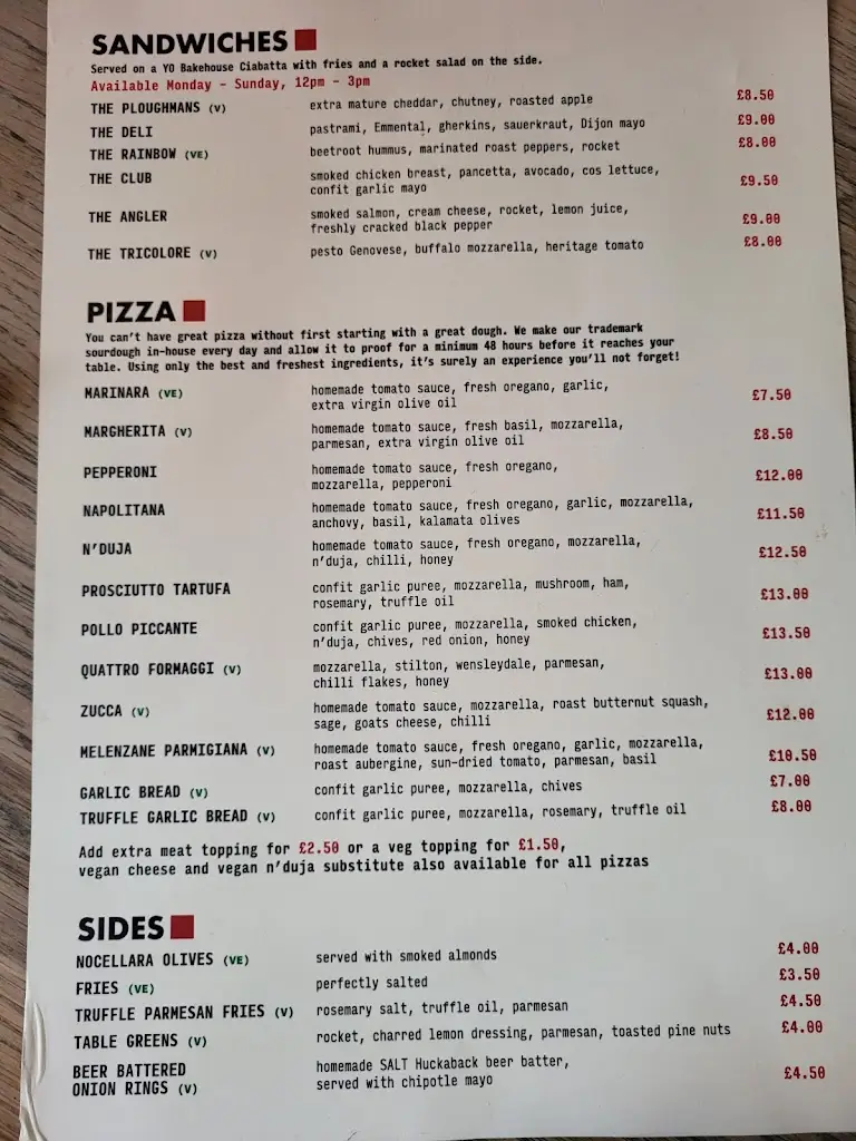 Menu_Pizza on the Square_Malton_immagine_4