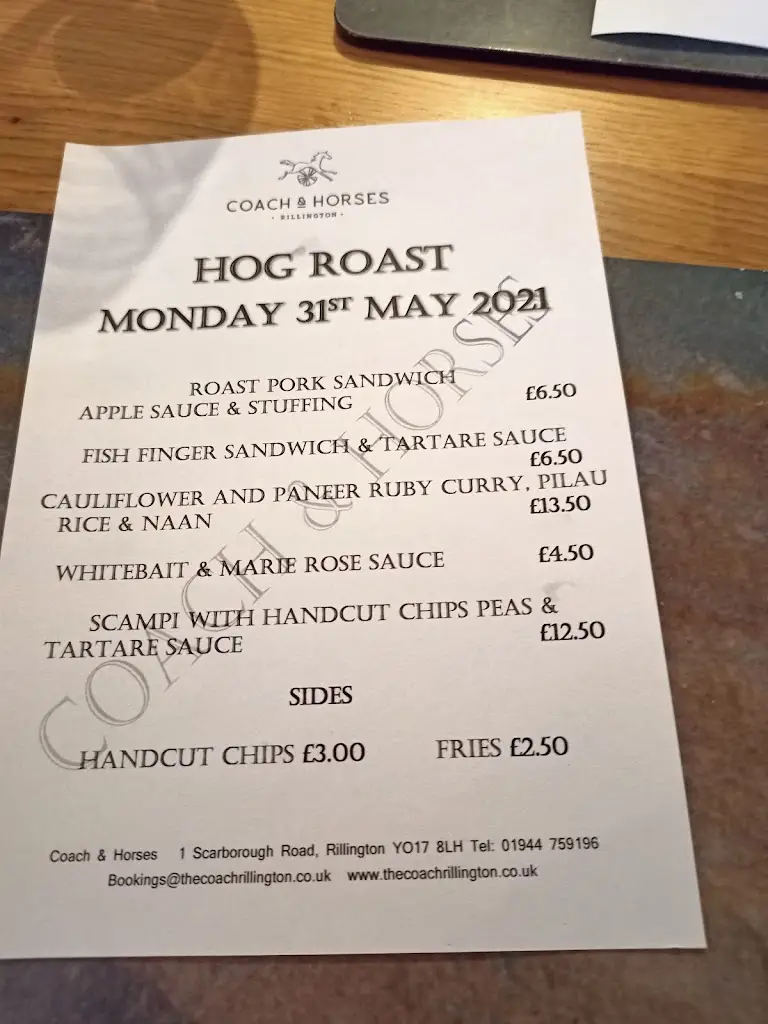 Menu_Coach & Horses_Malton_image_2
