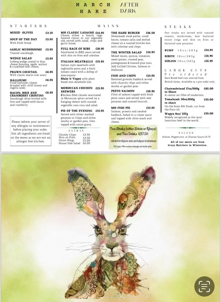 Menu_The March Hare_Market Rasen_image_3