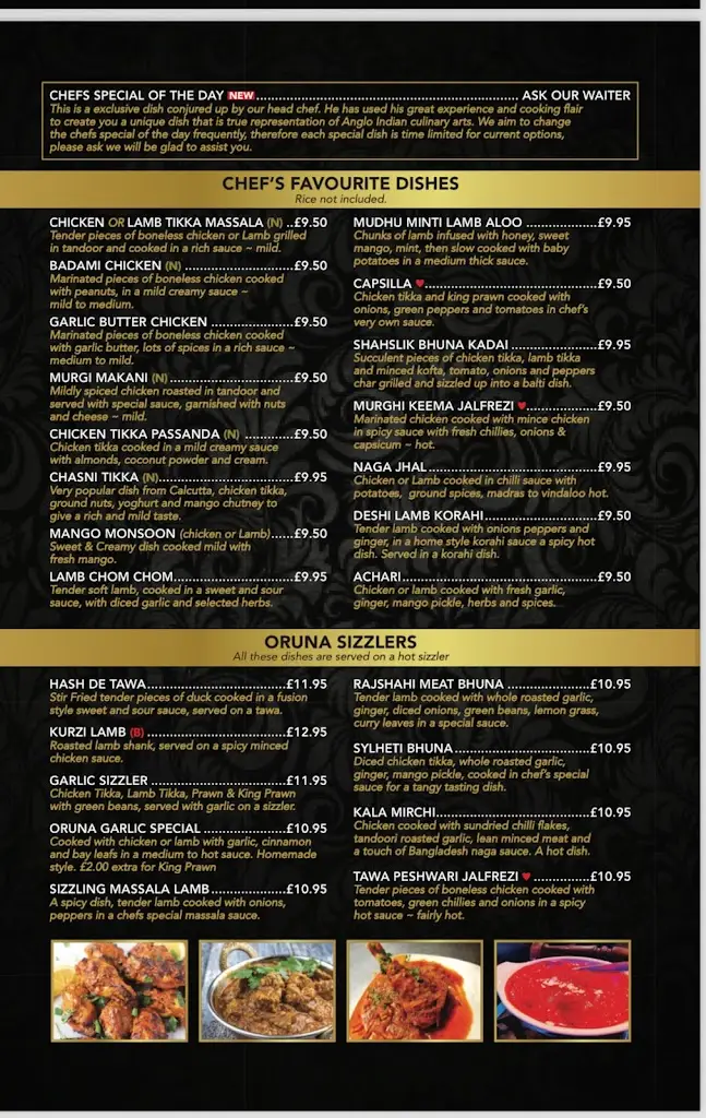 Menu_Oruna Cuisine_Market Drayton_image_1