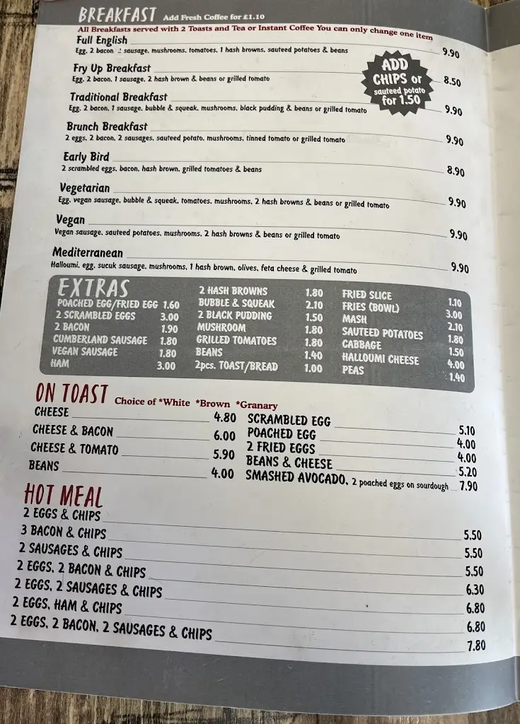 Menu_Breakfast Bar & Cafe Maldon_Maldon_immagine_3