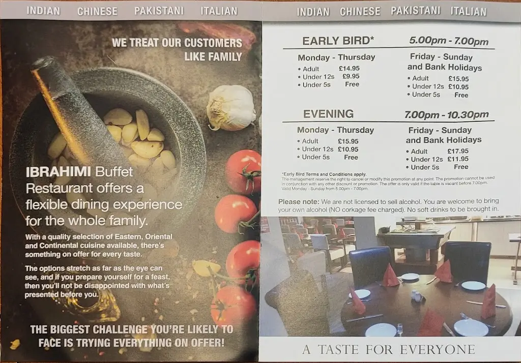 Menu_Ibrahimi Buffet Restaurant_Barnack_image_2