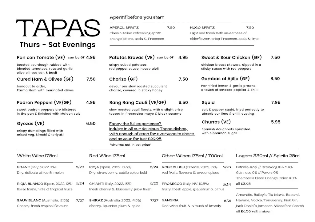 Menu_Driftwood Coffee & Tapas Bar_Maldon_image_2
