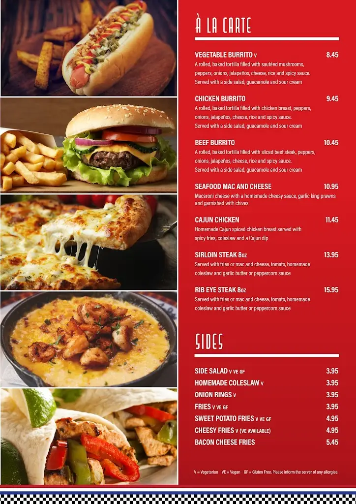 Menu_The Bungalow Diner, Marks Tey_Marks Tey_image_1