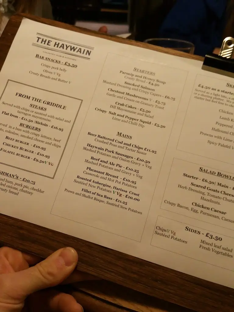 Menu_The Haywain Pub and Kitchen_Manningtree_image_1