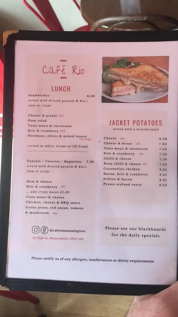 Menu_Rio’s Cafe_Manningtree_image_3