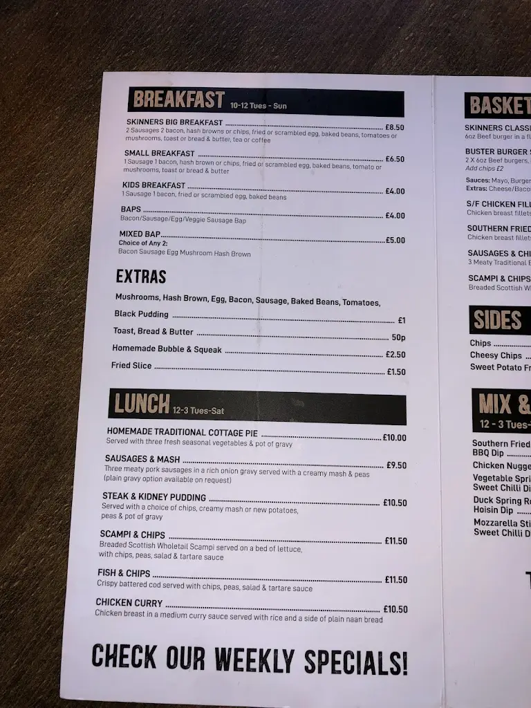 Menu_Skinners Arms_Manningtree_image_2