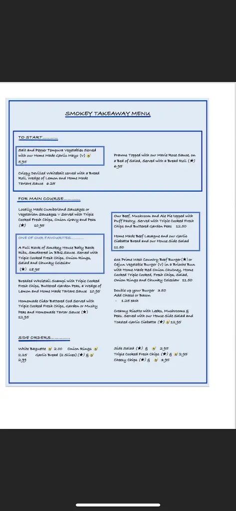 Menu_Ye Olde Smokey House_Marldon_image_4