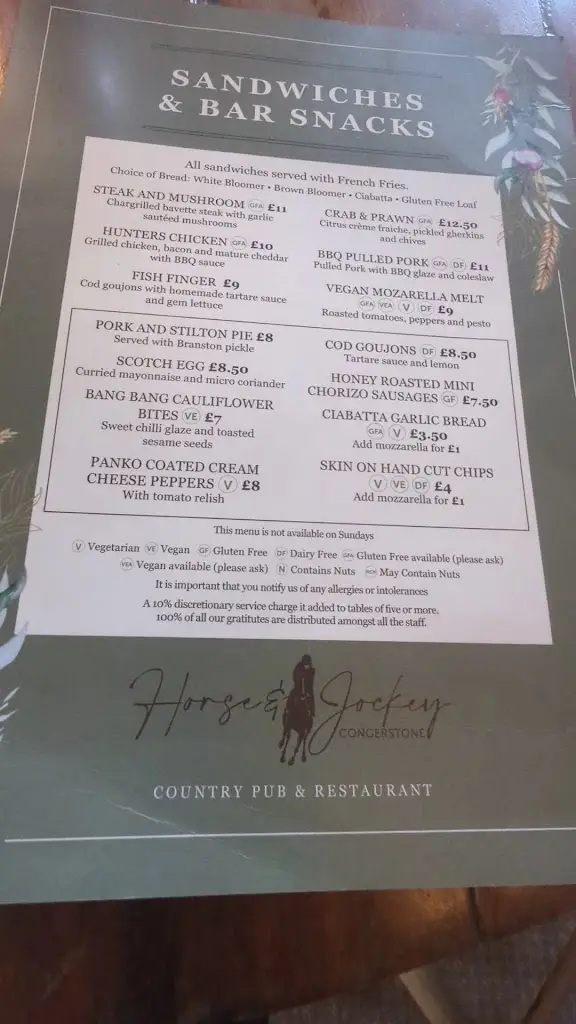 Menu_The Horse & Jockey_Market Bosworth_image_3