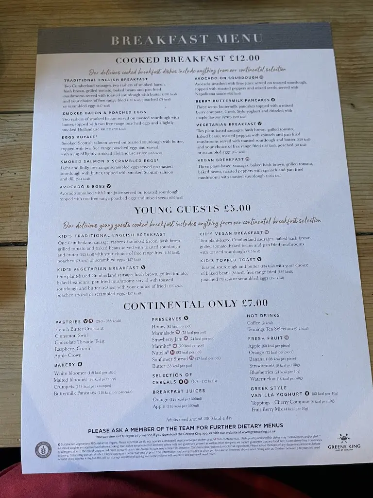 Menu_The Millers_Market Bosworth_image_1