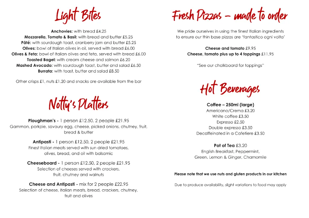 Menu_Notty's Cocktail & Wine Bar_Market Deeping_image_3