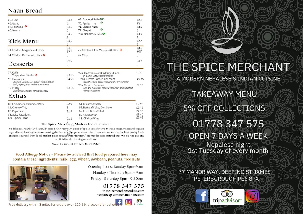 Menu_The Spice Merchant Deeping_Market Deeping_image_1