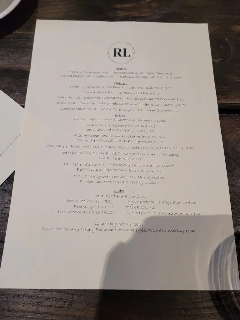 Menu_The Red Lion_Market Deeping_image_4