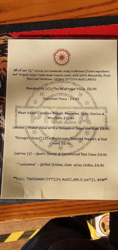 Menu_Coach & Horses_Markfield_image_1