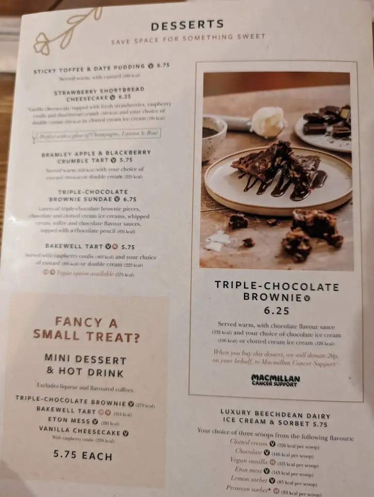 Menu_The Fieldhead_Markfield_image_2