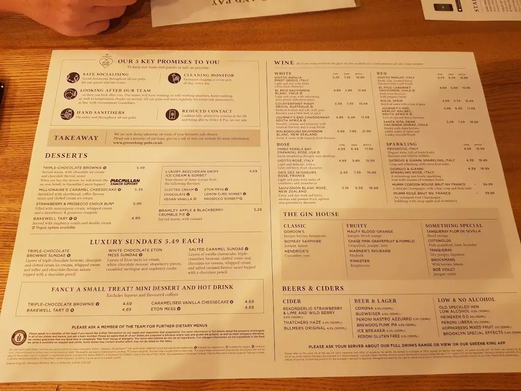 Menu_The Fieldhead_Markfield_image_4