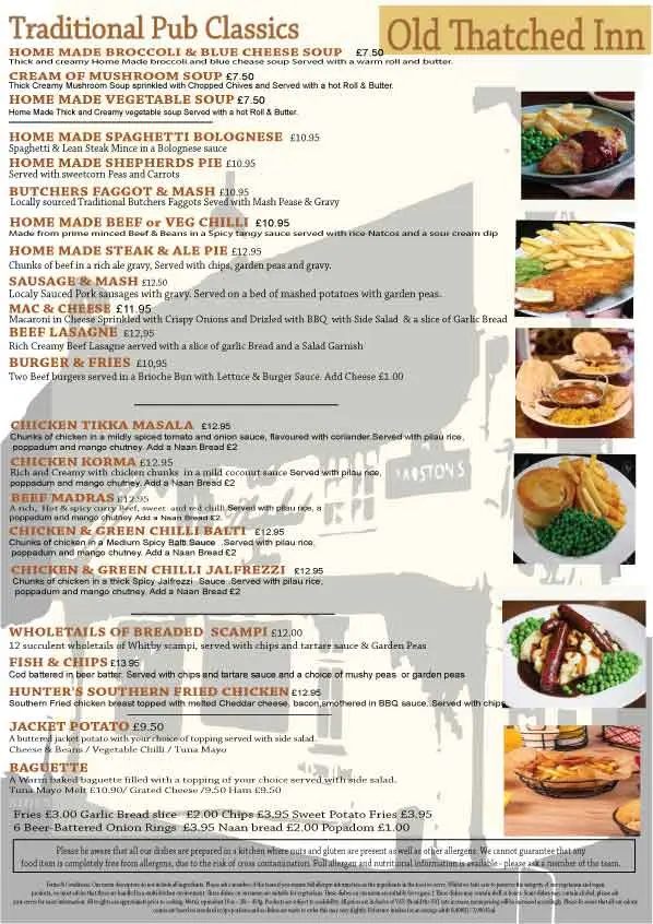 Menu_Old Thatched Inn_Markfield_immagine_1