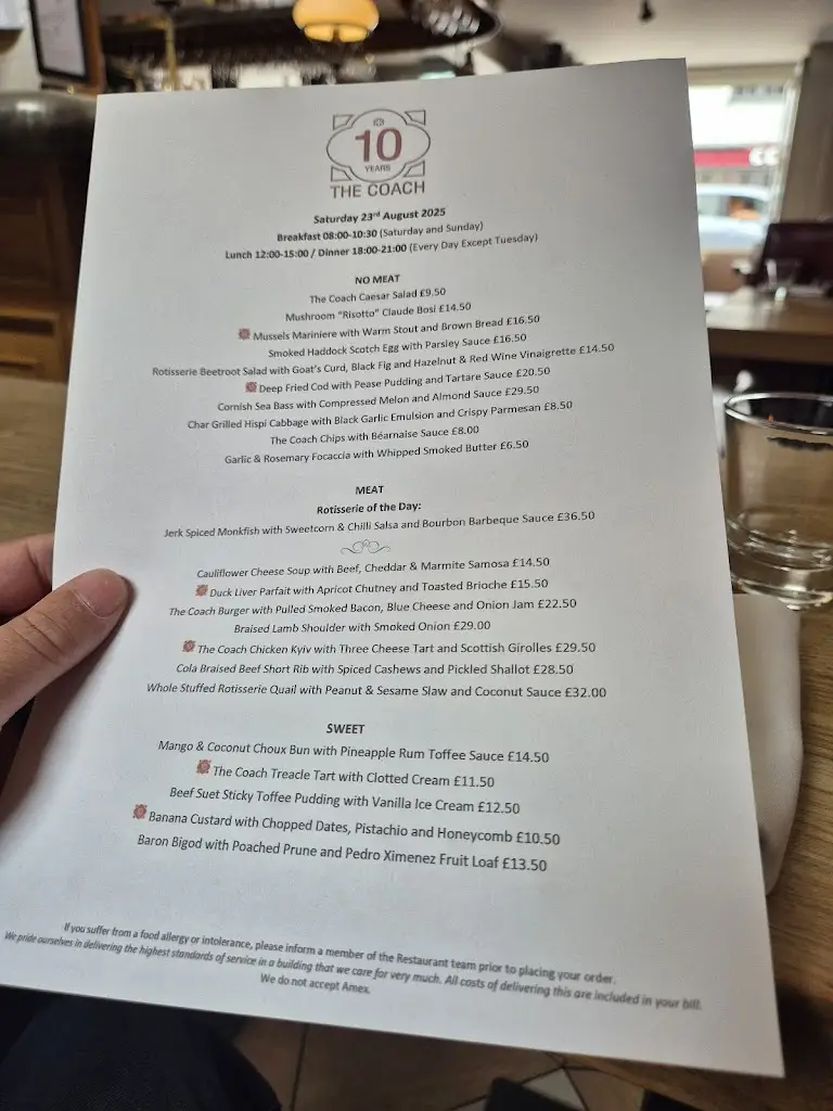 Menu_The Coach_Marlow_image_2