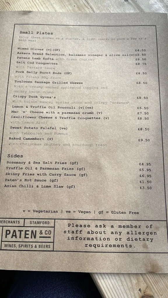 Menu_Paten & Co_Barnack_image_3