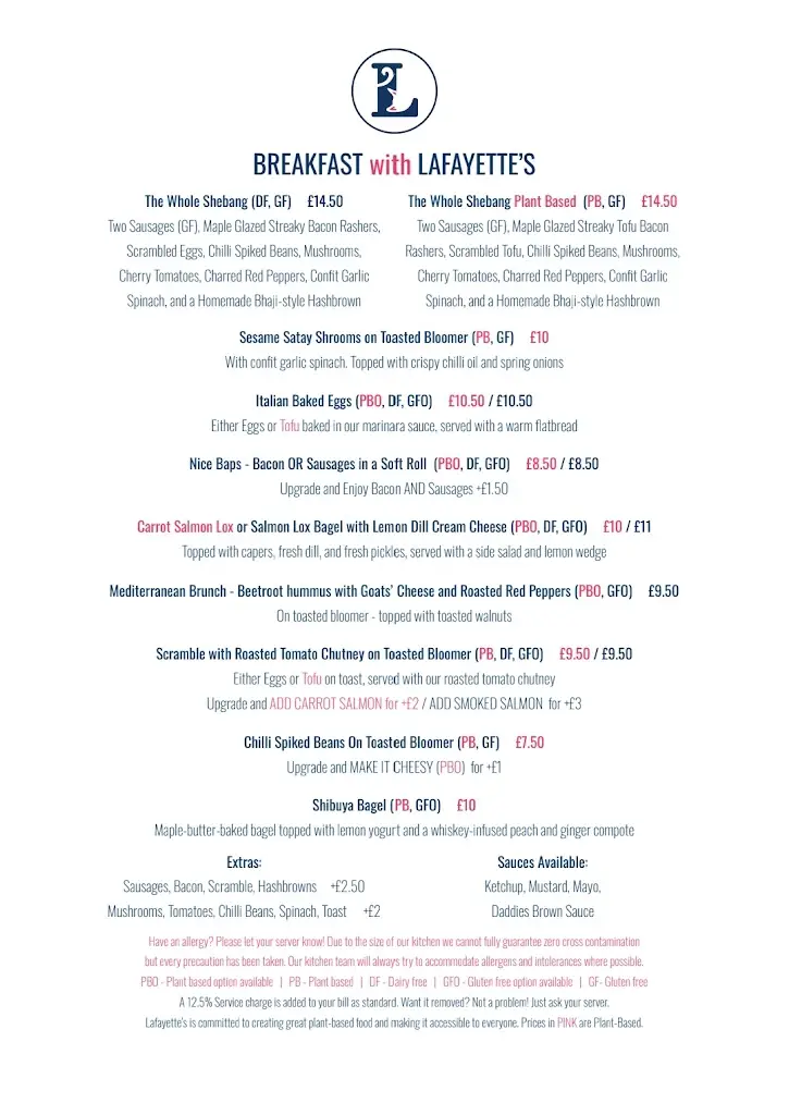 Menu_Lafayette's Margate_Margate_image_4