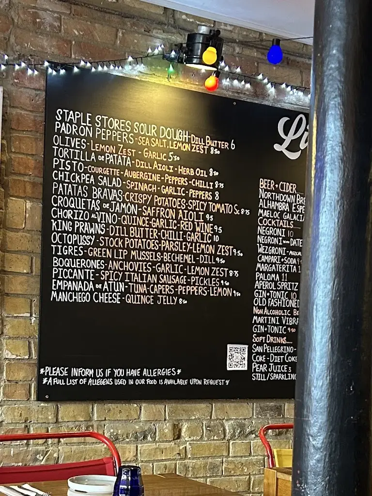 Menu_Lilie's Margate_Margate_immagine_4