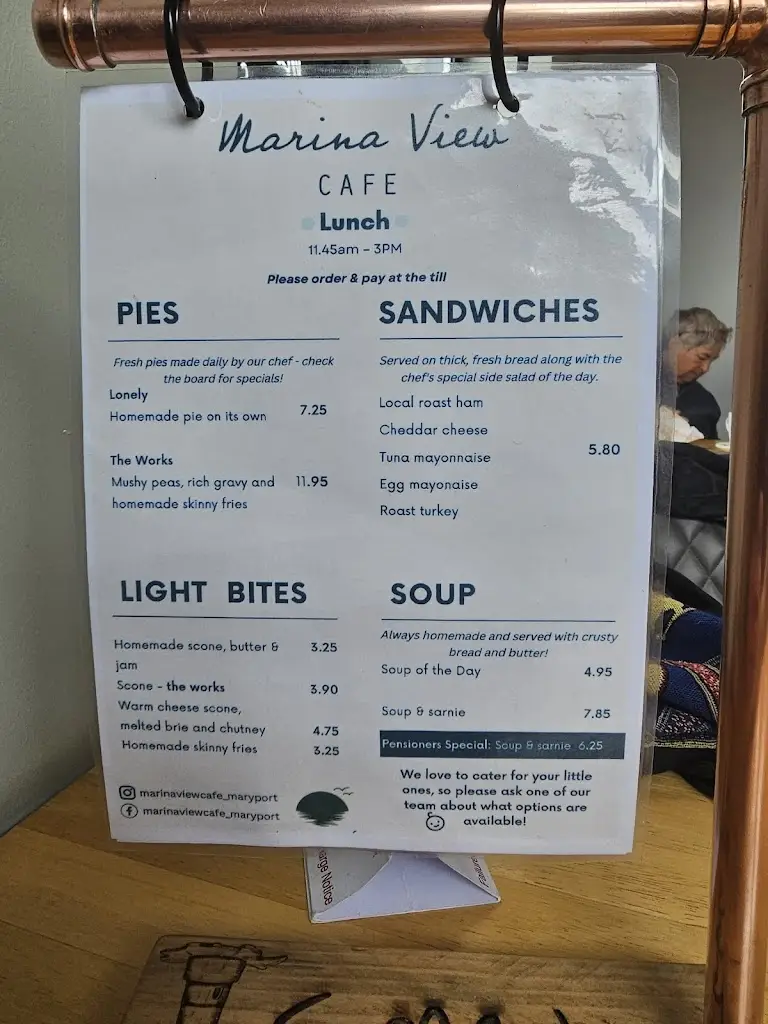 Menu_Marina View Cafe_Maryport_image_1