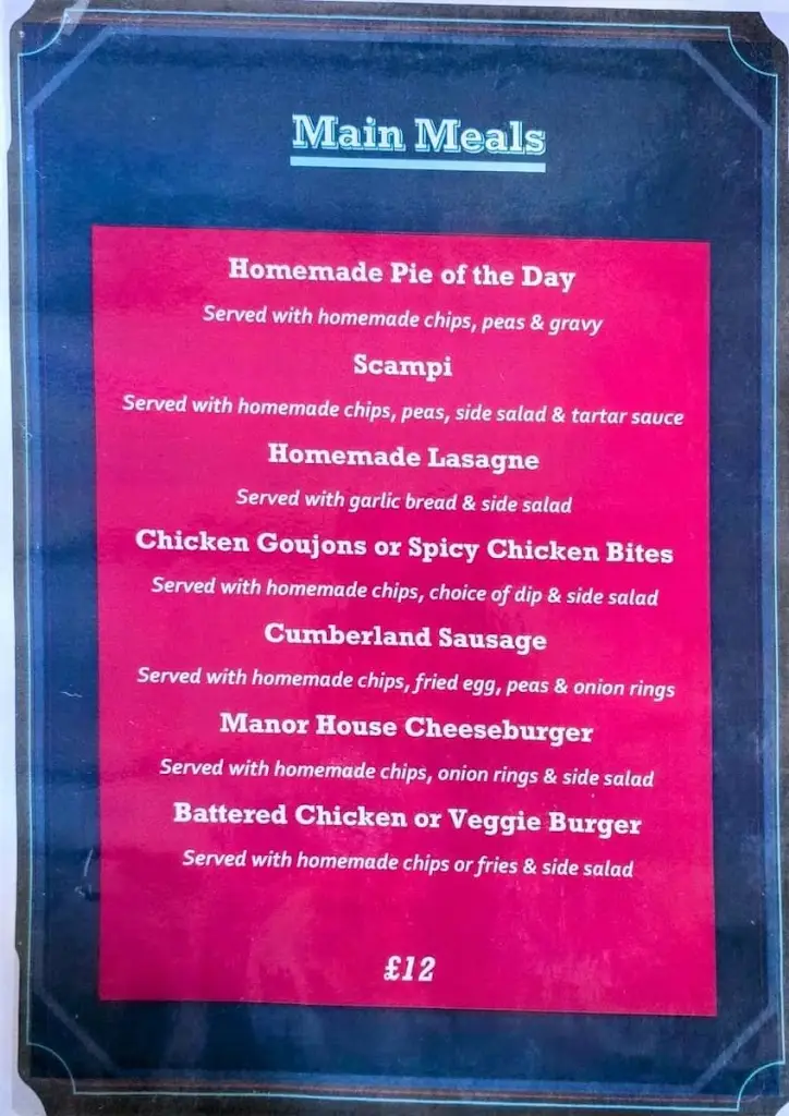 Menu_Manor House Bar and Restaurant_Maryport_image_3