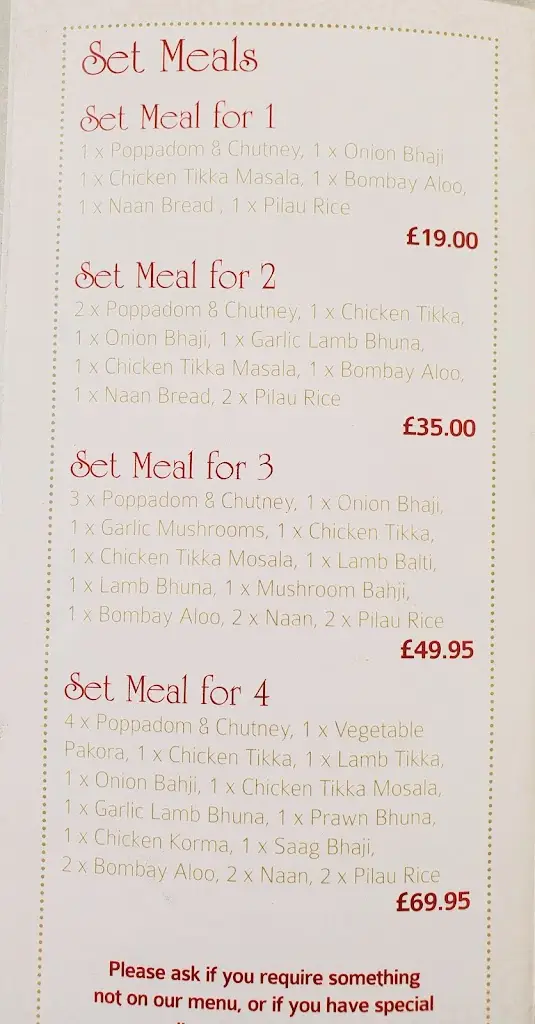 Menu_Maryport Tandoori_Maryport_immagine_1