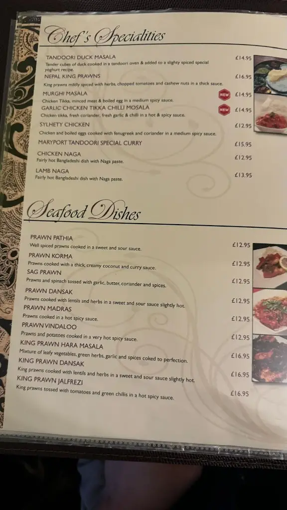 Menu_Maryport Tandoori_Maryport_immagine_4