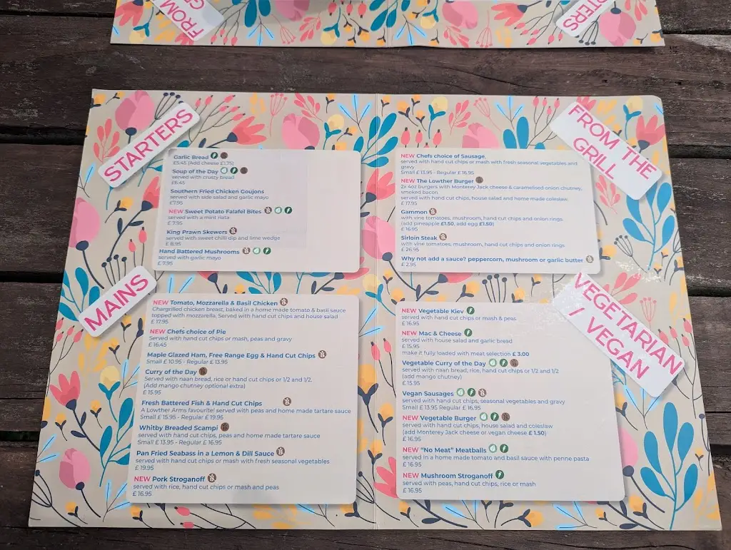 Menu_The Lowther Arms Community Pub_Maryport_image_3