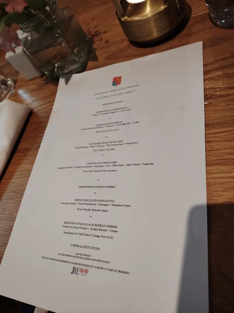 Menu_Kings Arms Fleggburgh_Martham_image_2