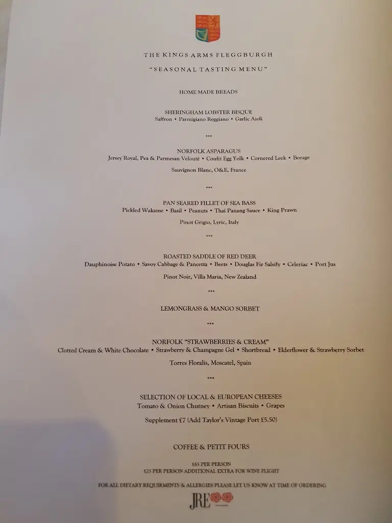 Menu_Kings Arms Fleggburgh_Martham_image_3
