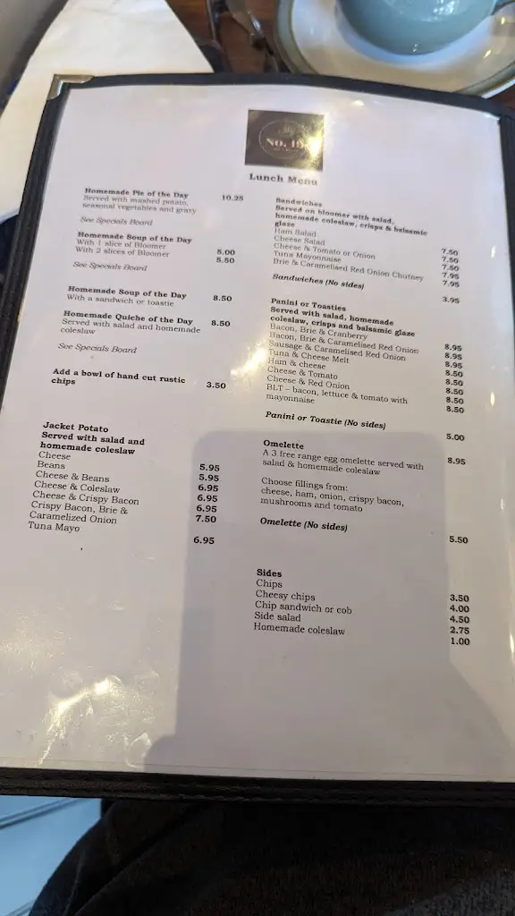 Menu_No.19 Cafe & Bistro_Market Warsop_image_2