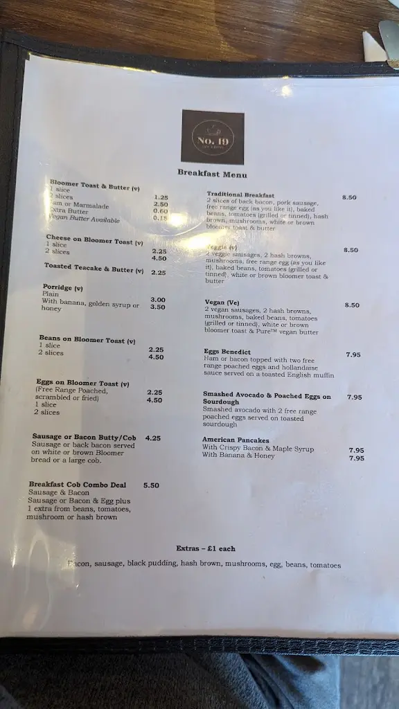 Menu_No.19 Cafe & Bistro_Market Warsop_image_3