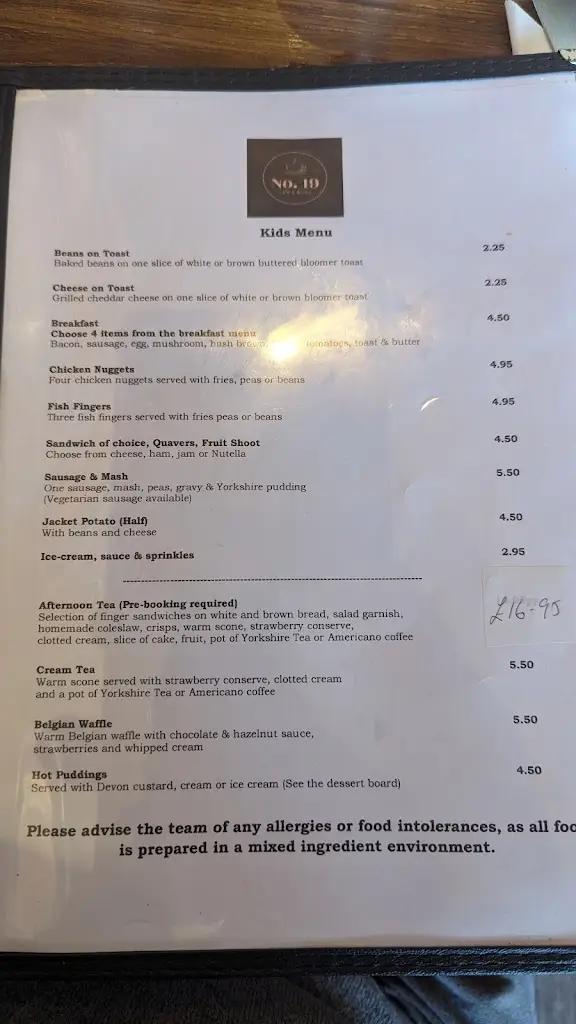 Menu_No.19 Cafe & Bistro_Market Warsop_image_4