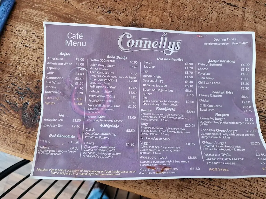 Ranjit Chagar_Connellys Cafe_Market Warsop_review