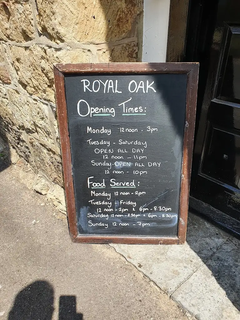 Menu_The Royal Oak_Martock_image_1