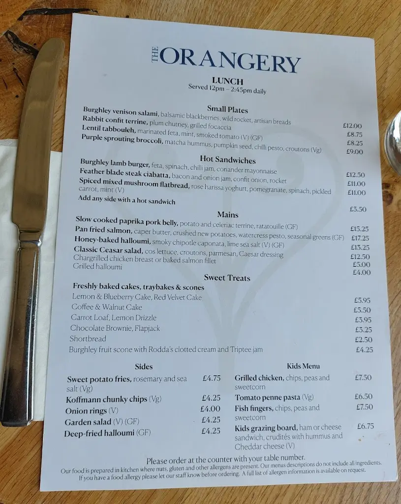Menu_The Orangery_Barnack_image_2